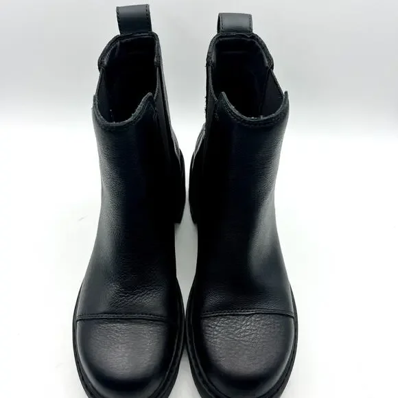 Sorel Womens Joan Now Chelsea Boot US 8.5 EU 39.5 Black Leather Waterproof NIB - Picture 8 of 11